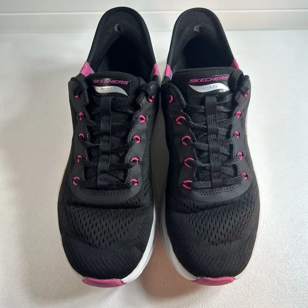Skechers Arch Fit 2.0 Women’s Shoes Size 9 M Chic Hands Free Slip-In Sneakers